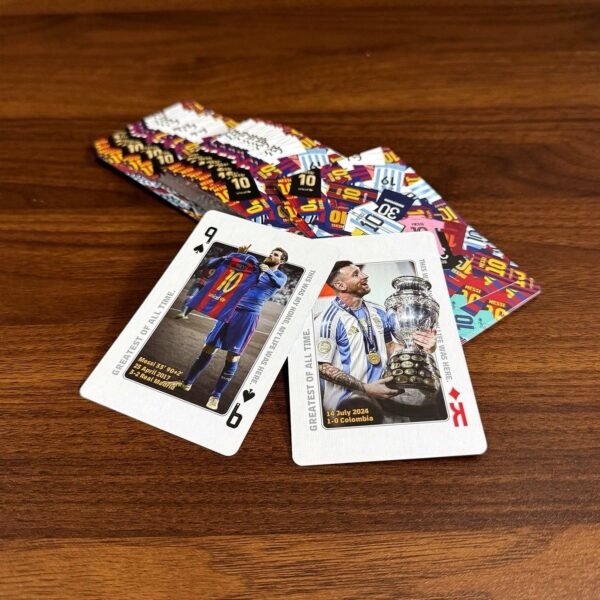Messi Career Tribute Luxury Playing Cards - Image 2