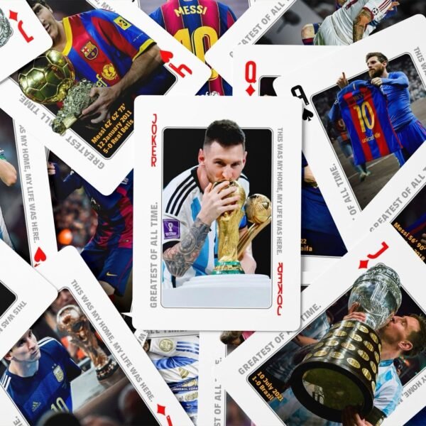 Messi Career Tribute Luxury Playing Cards - Image 4