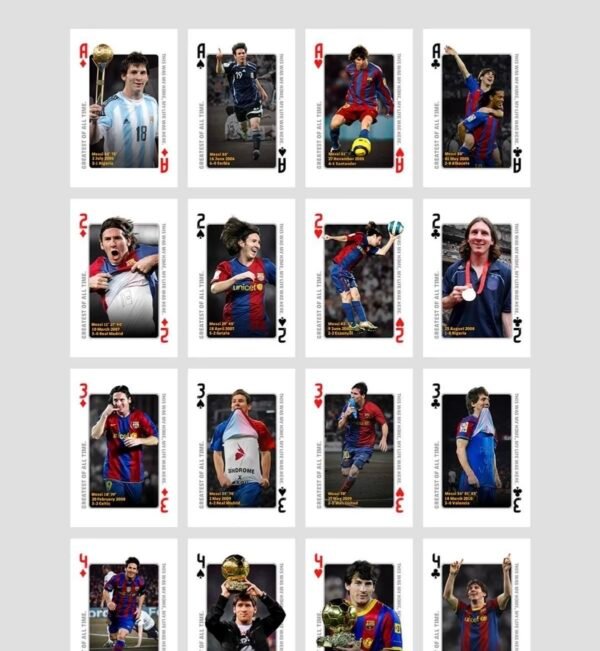 Messi Career Tribute Luxury Playing Cards - Image 7