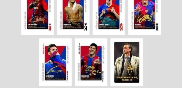 Barcelona Legends Commemorative Playing Cards - Image 10