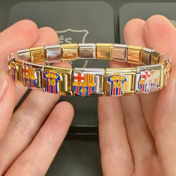 Barcelona Messi No. 10 Bracelet - Image 3