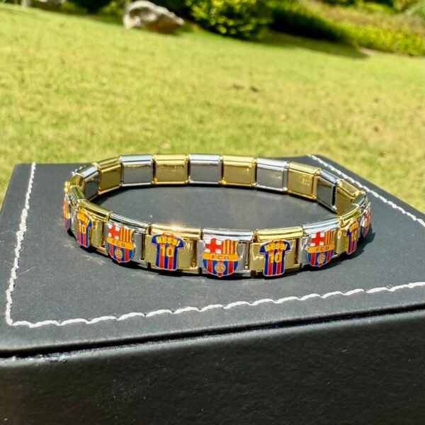 Barcelona Messi No. 10 Bracelet - Image 2