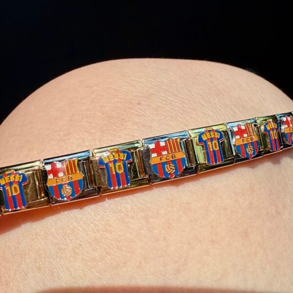 Barcelona Messi No. 10 Bracelet - Image 5