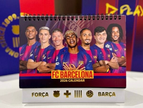 Barça 25-26 Desk Calendar